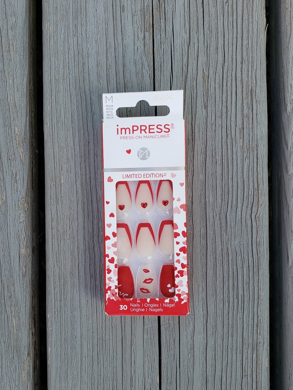 imPRESS Limited Edition Press-On Nails Medium Length # 86694